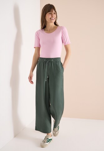 CECIL Loose fit Pants 'Neele' in Green