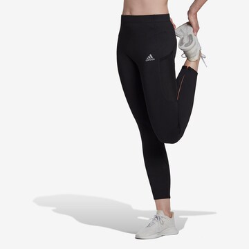 ADIDAS SPORTSWEAR Skinny Sporthose 'Fast' in Schwarz