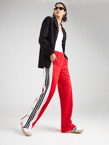 ADIDAS ORIGINALS Loose fit Trousers 'ADIBREAK' in Red