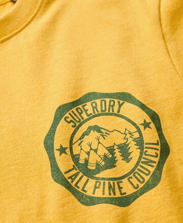T-shirt oversize Superdry en jaune