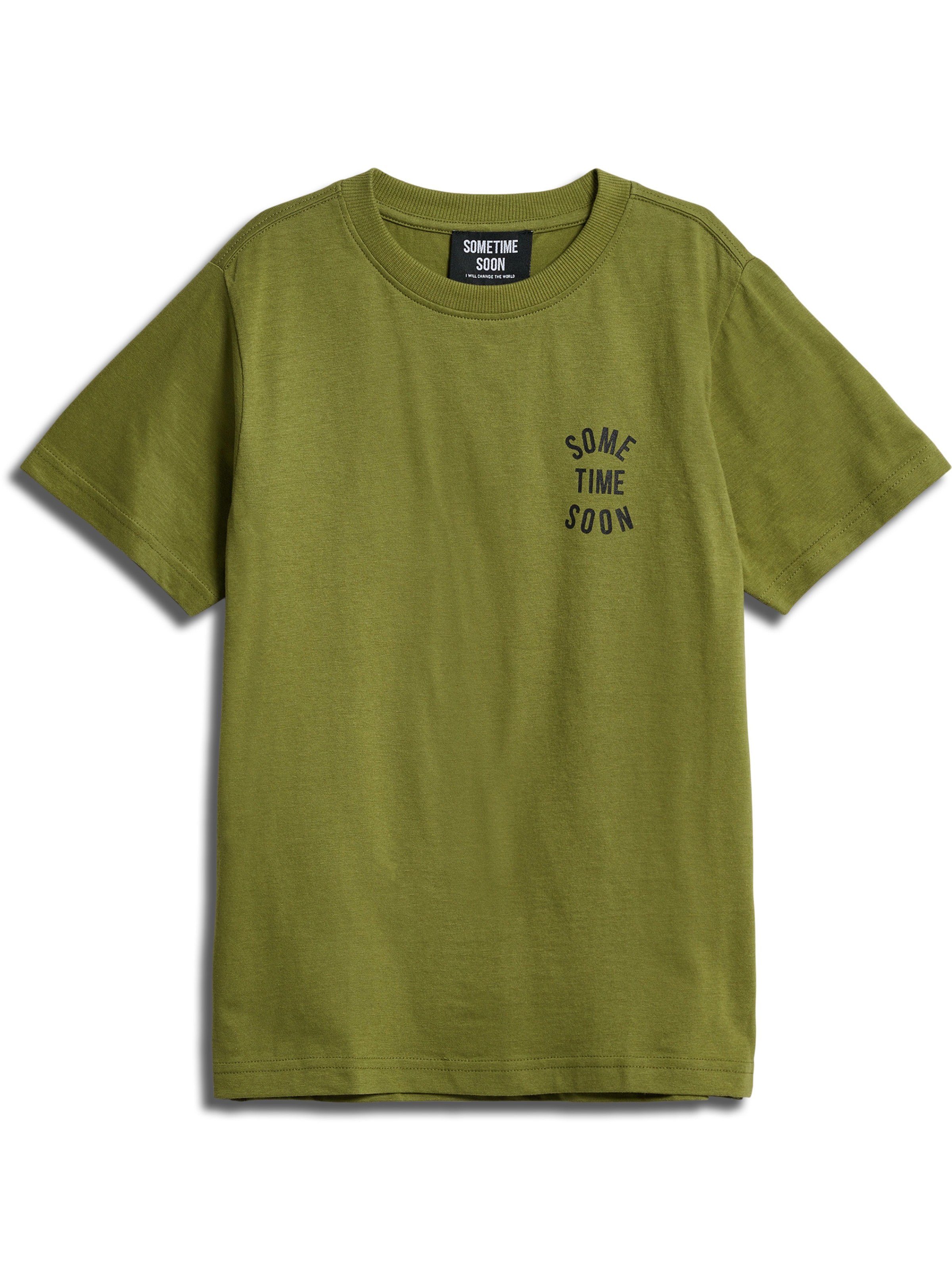 SOMETIME SOON Shirts i grøn: forside