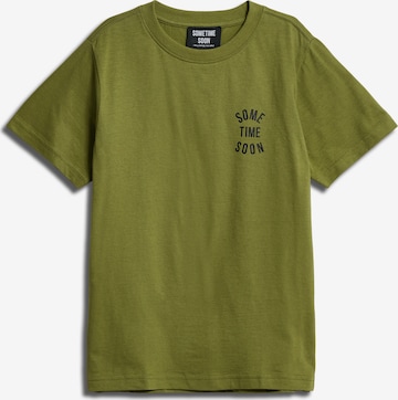 SOMETIME SOON Shirt in Green: front