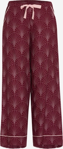 Cyberjammies - Pantalón de pijama 'Blush Botanica' en rojo: frente