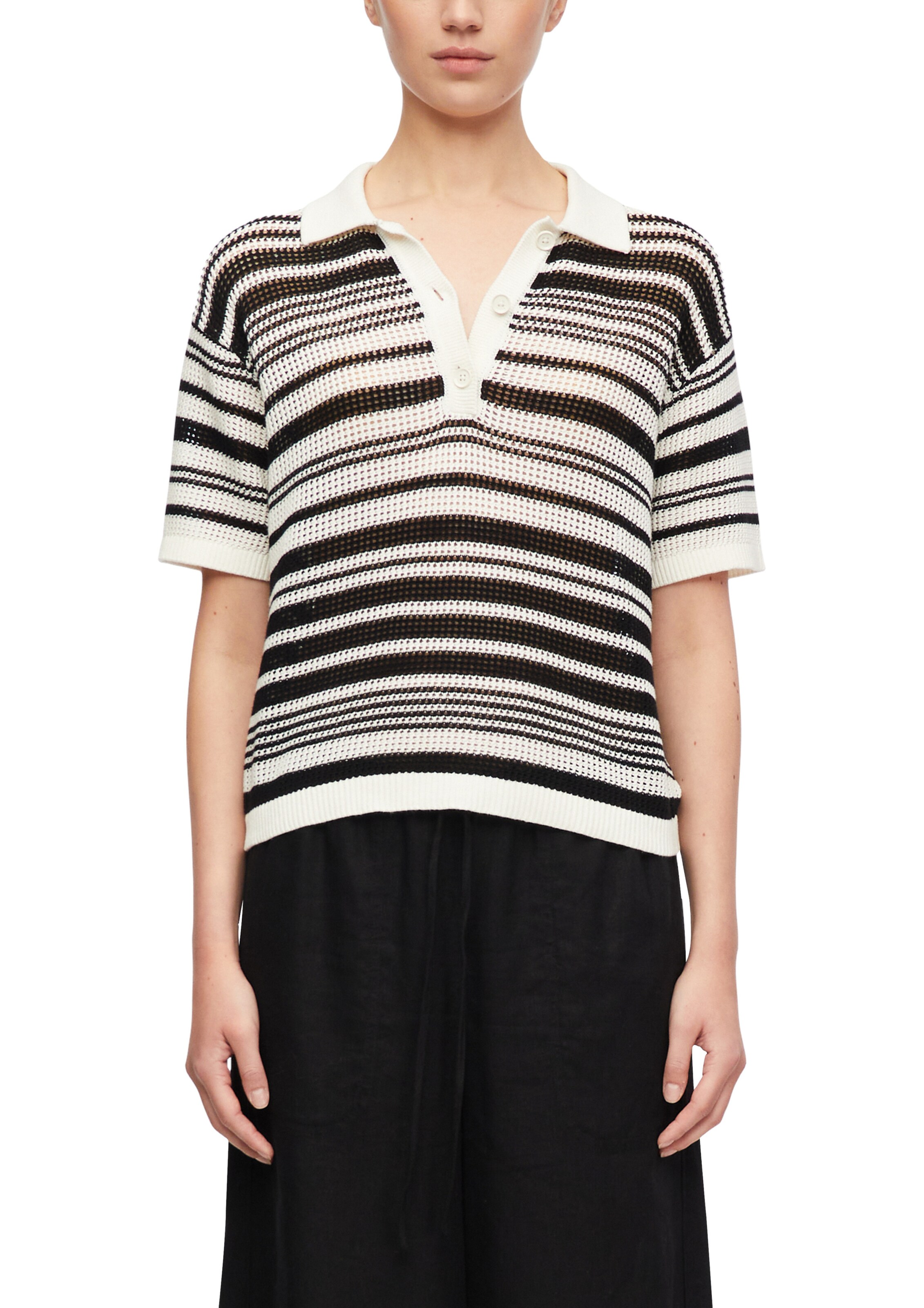 COMMA Pullover in Weiß