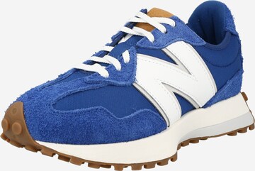 Baskets basses '327' new balance en bleu : devant