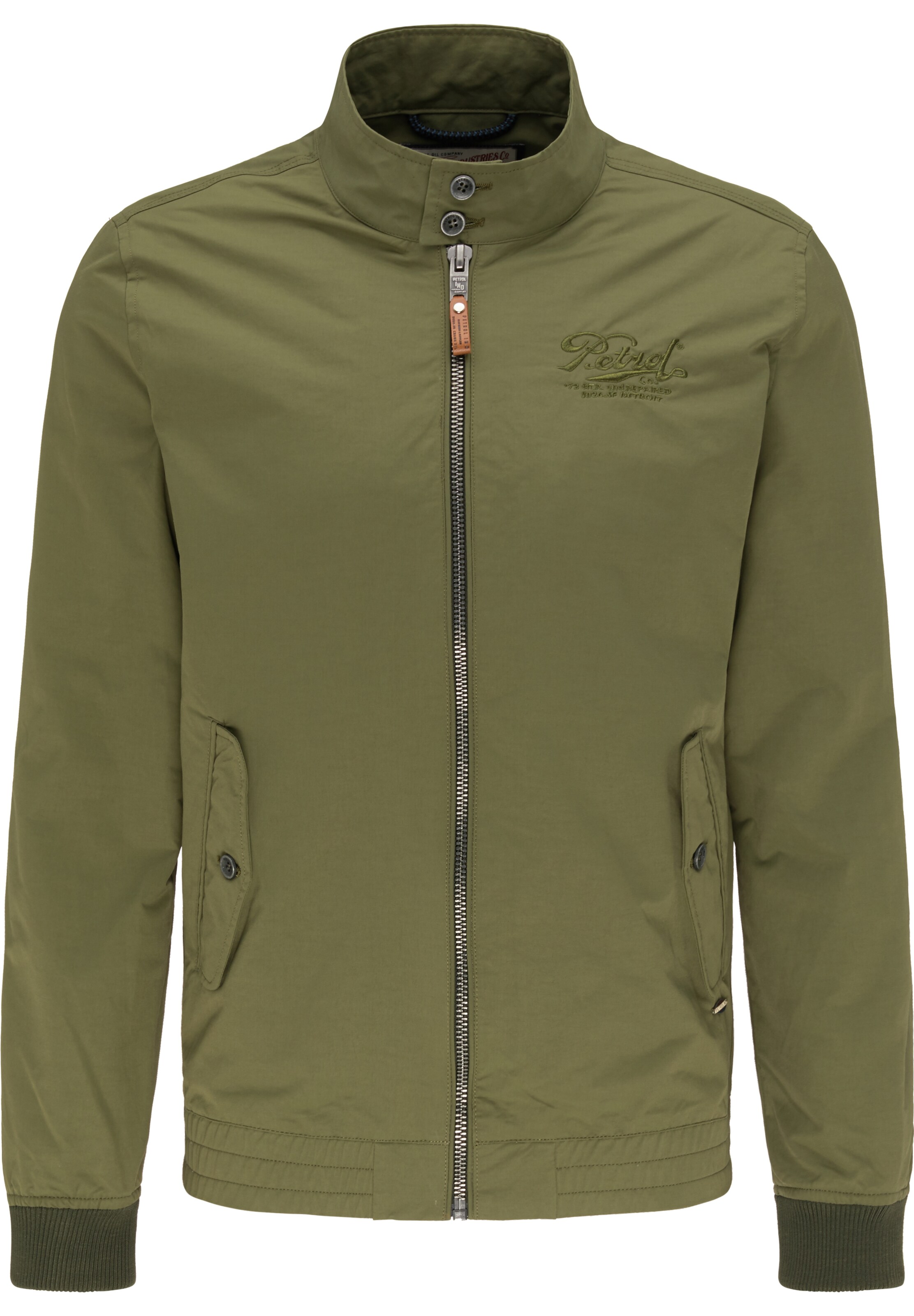 DreiMaster Klassik Välikausitakki värissä vihreä: etupuoli