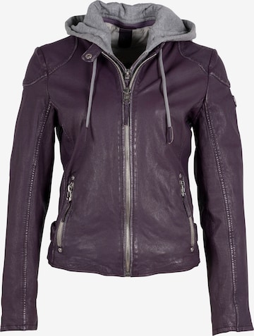 Gipsy Between-Season Jacket in Purple: front
