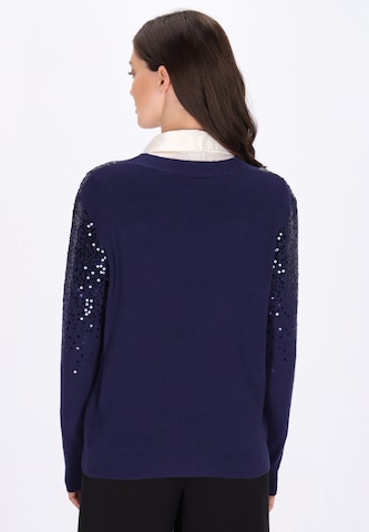 usha BLACK LABEL - Cárdigan en azul