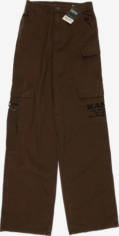 Karl Kani Pants in XS in Brown: front