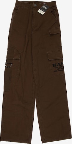 Karl Kani Stoffhose XS in Braun: predná strana