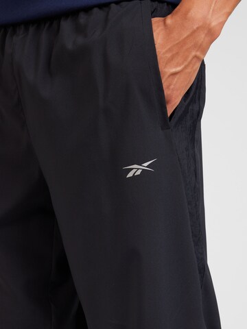 Reebok Обычный Спортивные штаны в Черный