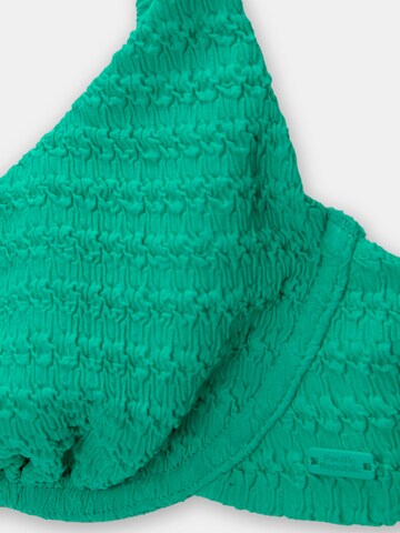 Pull&Bear Bandeau Bikinitop in Groen