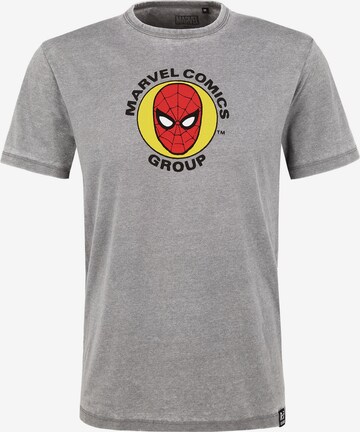 Recovered Shirt 'Spider-Man' in Grey: front