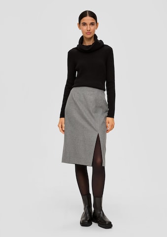 s.Oliver BLACK LABEL - Falda en gris