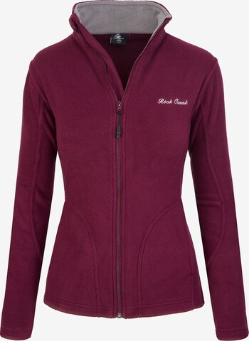 Rock Creek Fleece Jacket in Red: front