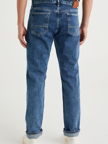 WE Fashion Tapered Jeans in Blau