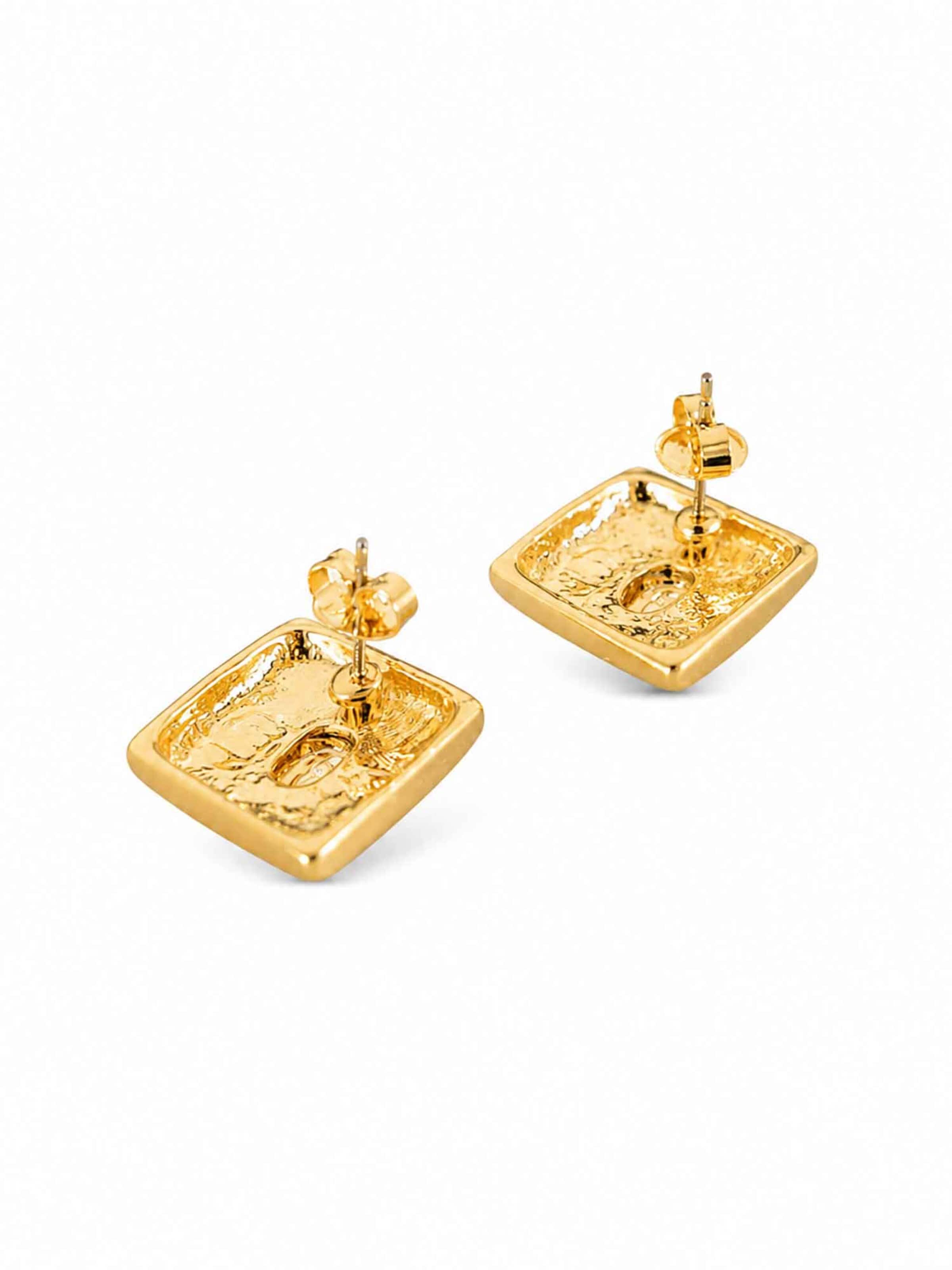 RteRmeNaušnice 'Treasure Square Gold Earrings' - zlatna boja