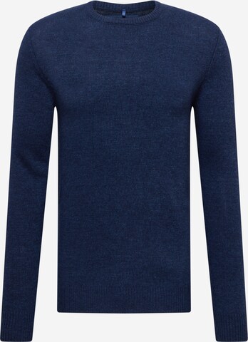 BLEND Sweater in Blue: front