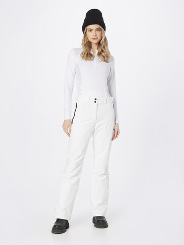 regular Pantaloni per outdoor 'Valley' di SOS Black Snow in bianco