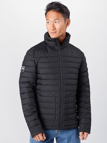 Veste mi-saison 'Fuji' Superdry en noir : devant