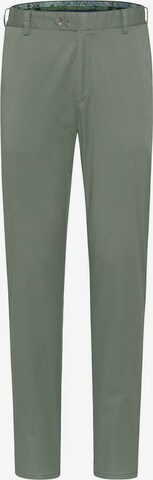 MEYER Regular Chino Pants 'Oslo' in Green: front