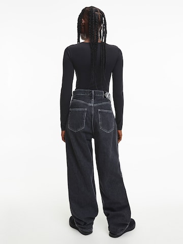 Body a maglietta di Calvin Klein Jeans in nero
