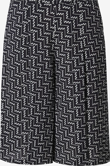 Kelnės iš Ulla Popken, spalva – juoda / balta, Prekių apžvalga