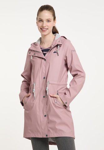 Schmuddelwedda Raincoat in Purple: front