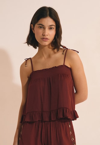 ETAM Slaapshirt 'Orin' in Rood