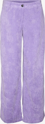 Pantalon 'Pinola' Noisy may en violet : devant