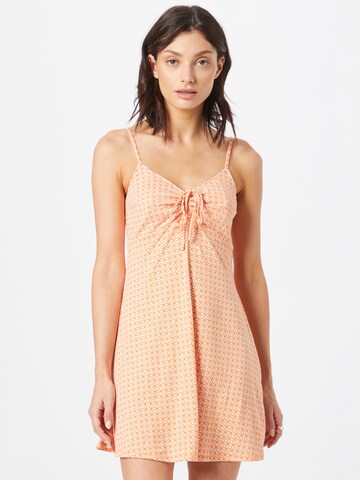 HOLLISTER - Vestido em laranja: frente