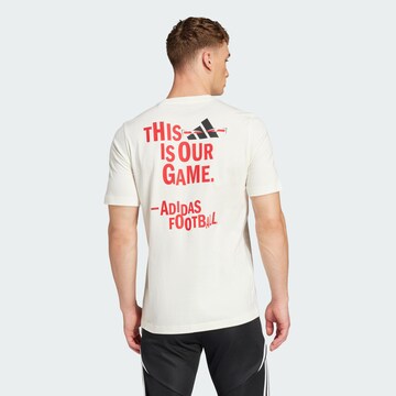ADIDAS PERFORMANCE Functioneel shirt 'Football' in Wit: voorkant