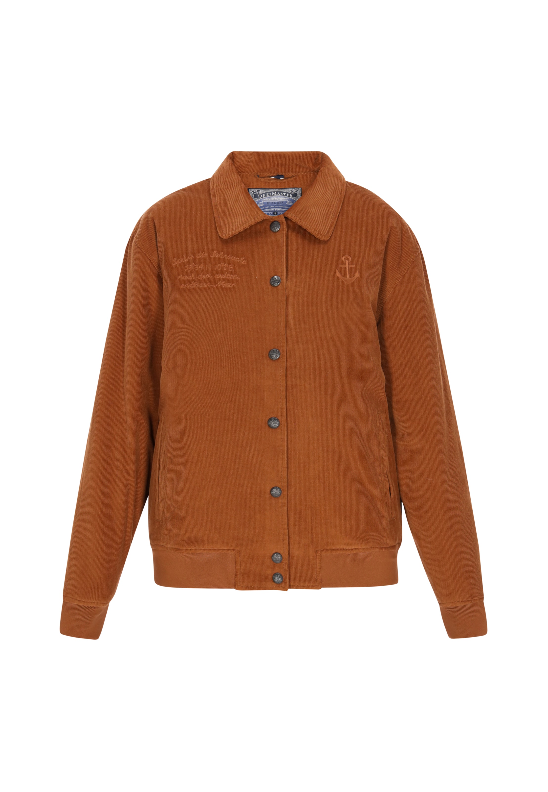Veste mi-saison DreiMaster Vintage en marron : devant