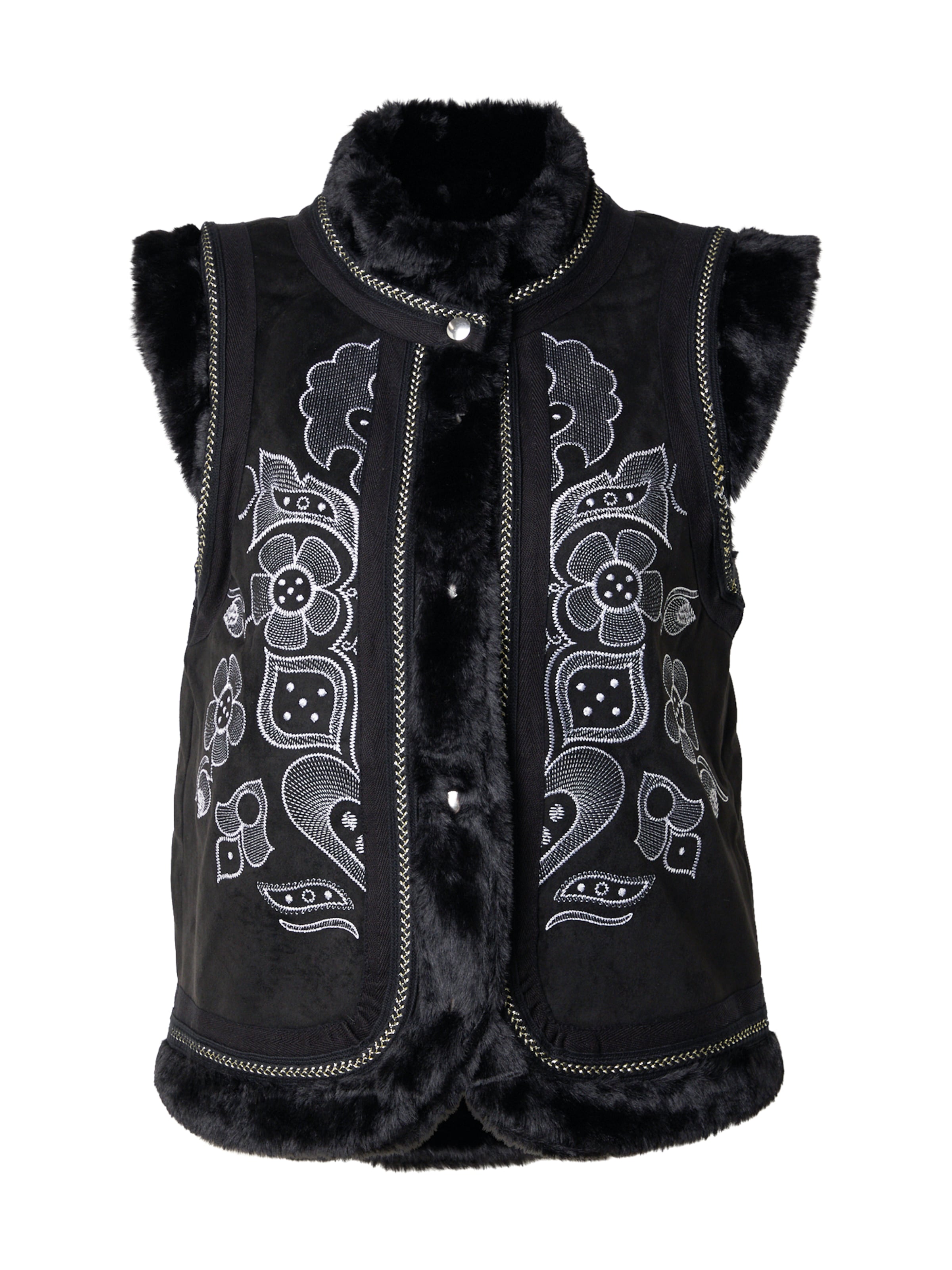 melns Derhy Veste 'RESULTAT': no priekšpuses