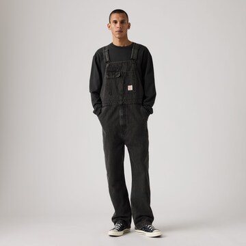 LEVI'S ® Szabványos Kantáros farmer 'Loose Overalls' - fekete: elől