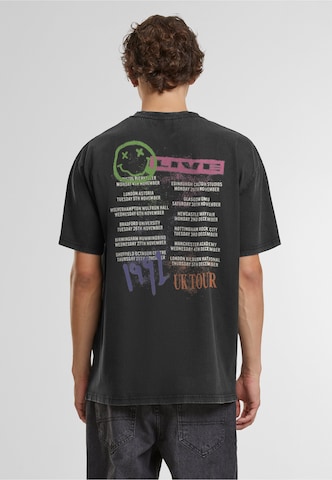Merchcode Shirt 'Nirvana UK Tour' in Zwart