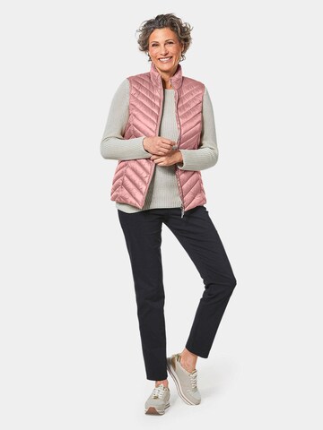 Goldner Bodywarmer in Roze