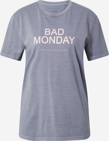 EINSTEIN & NEWTON قميص 'Bad Monday' بلون أزرق: الأمام
