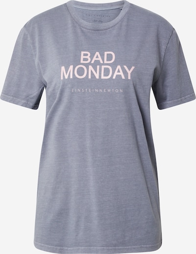 Tricou 'Bad Monday' EINSTEIN & NEWTON pe albastru fumuriu / roz pastel, Vizualizare produs