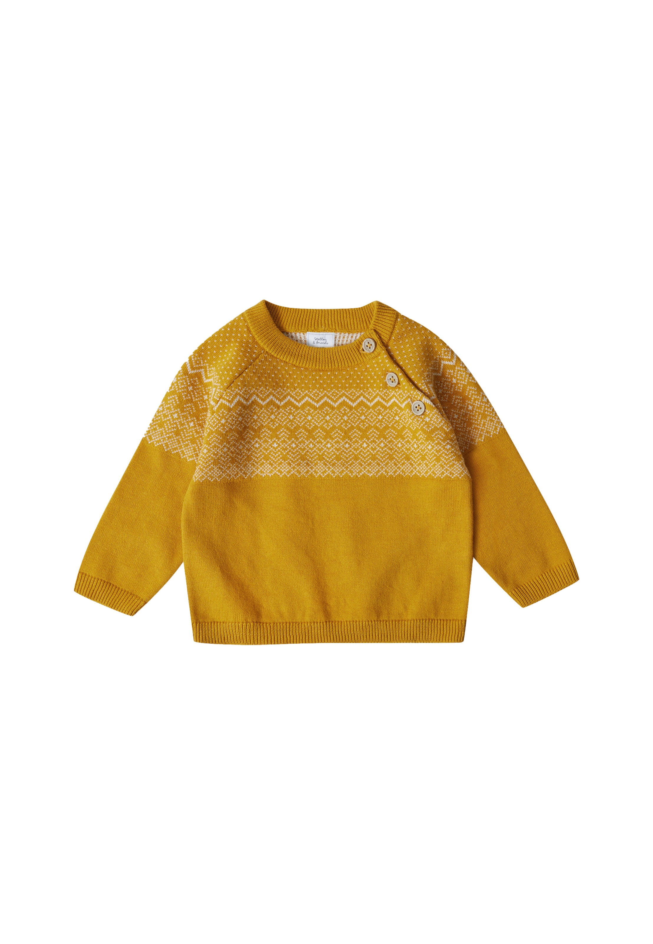 Pull-over Stellou & Friends en jaune : devant
