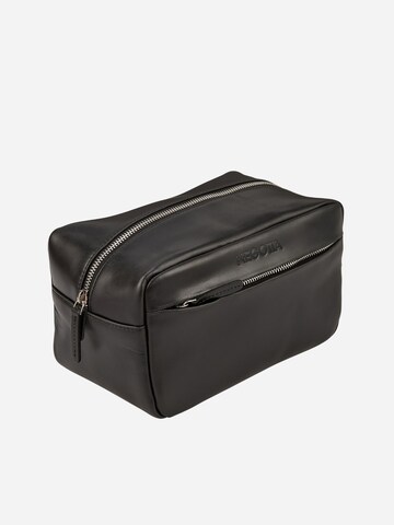 NEGOTIA Leather Toiletry bag 'Mori' in Black
