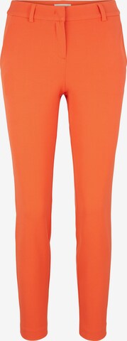 Regular Pantalon chino 'Mia' TOM TAILOR en orange : devant