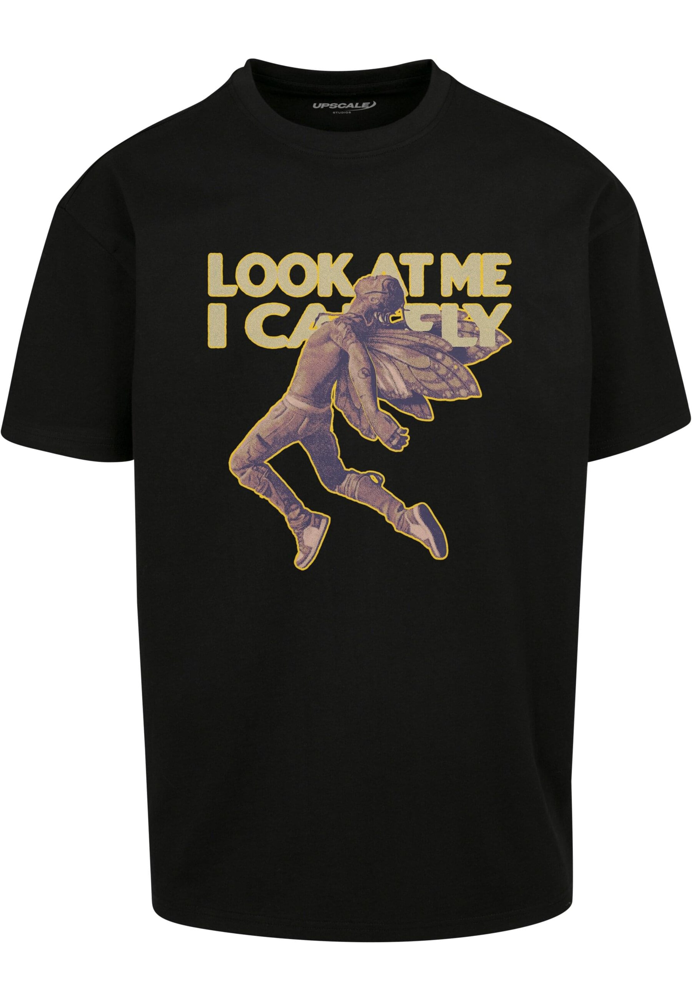 T-Shirt 'Look' MT Upscale en noir : devant