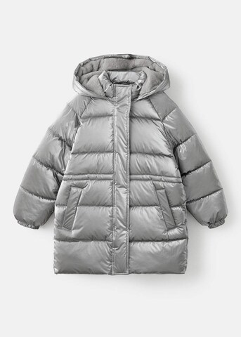 MANGO KIDS Frakke 'Marisa' i sølv