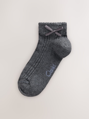 CLARKS - Meias 'Back to School' em cinzento