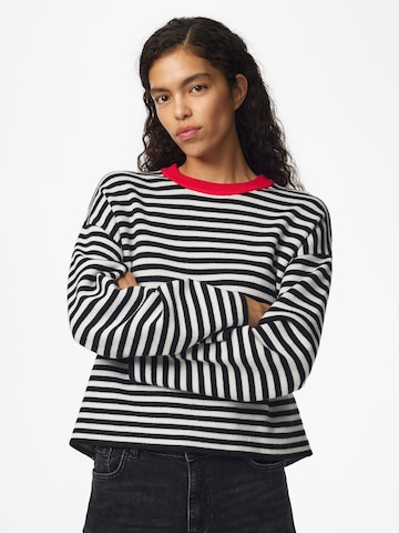 PIECES Pullover 'PCJASSY' in Blau: Vorderseite
