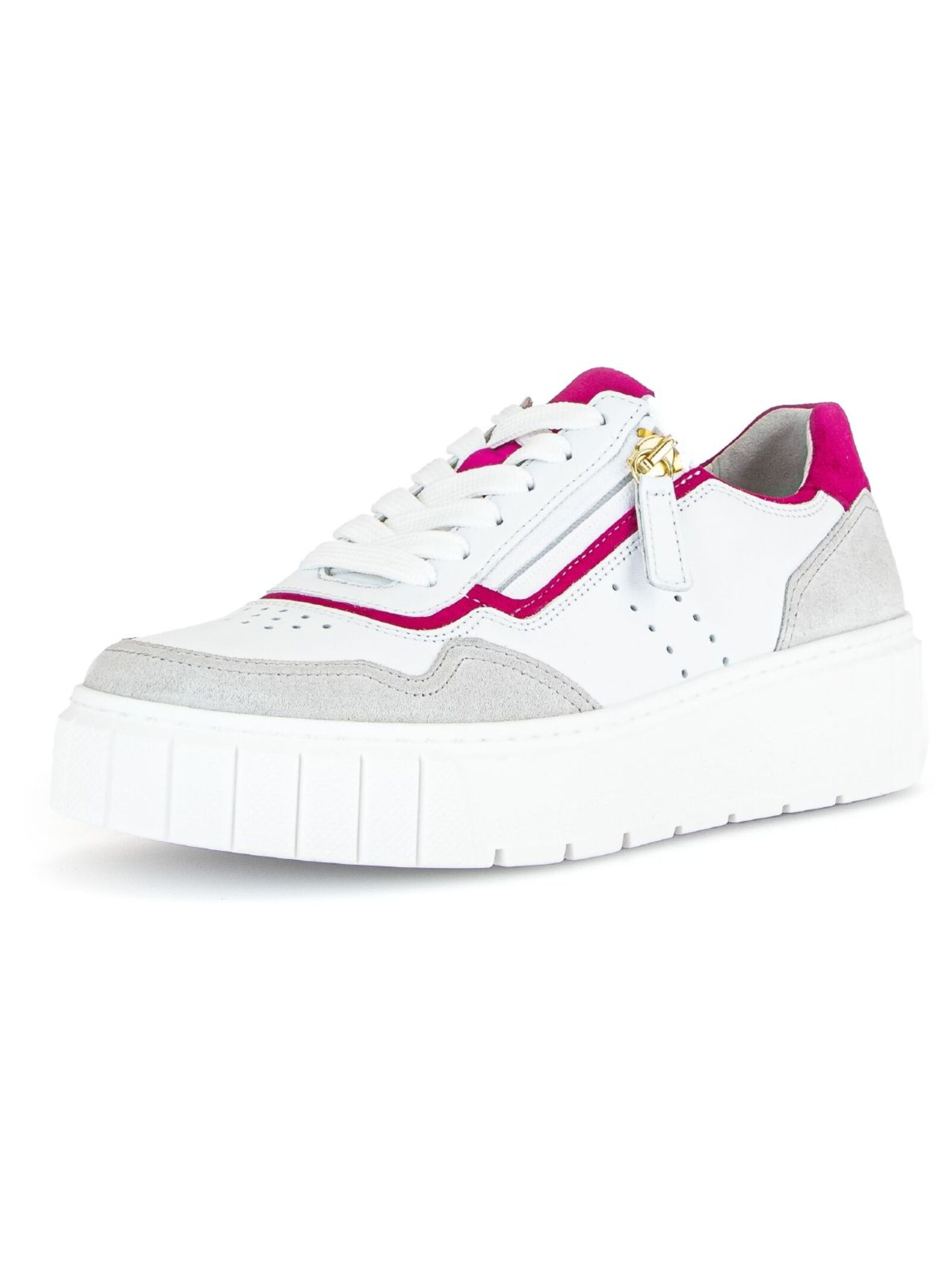 GABOR Platform trainers in White: front