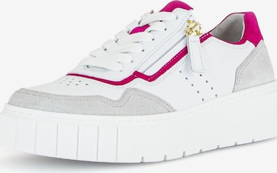GABOR Sneakers in Grey / Pink / White, Item view