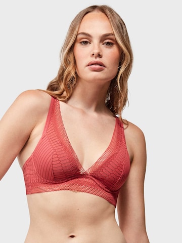 Triangolo Reggiseno di Gisela in rosa: frontale