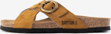 Bayton Mules in Brown: front